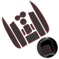 Anti-Slip Gate Slot Cup Mat Door Groove Non-slip Pad Mats for Renault Clio 4
