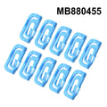 Pack of 10 Direct Fit Windshield Molding Clips for Mitsubishi Vehicles