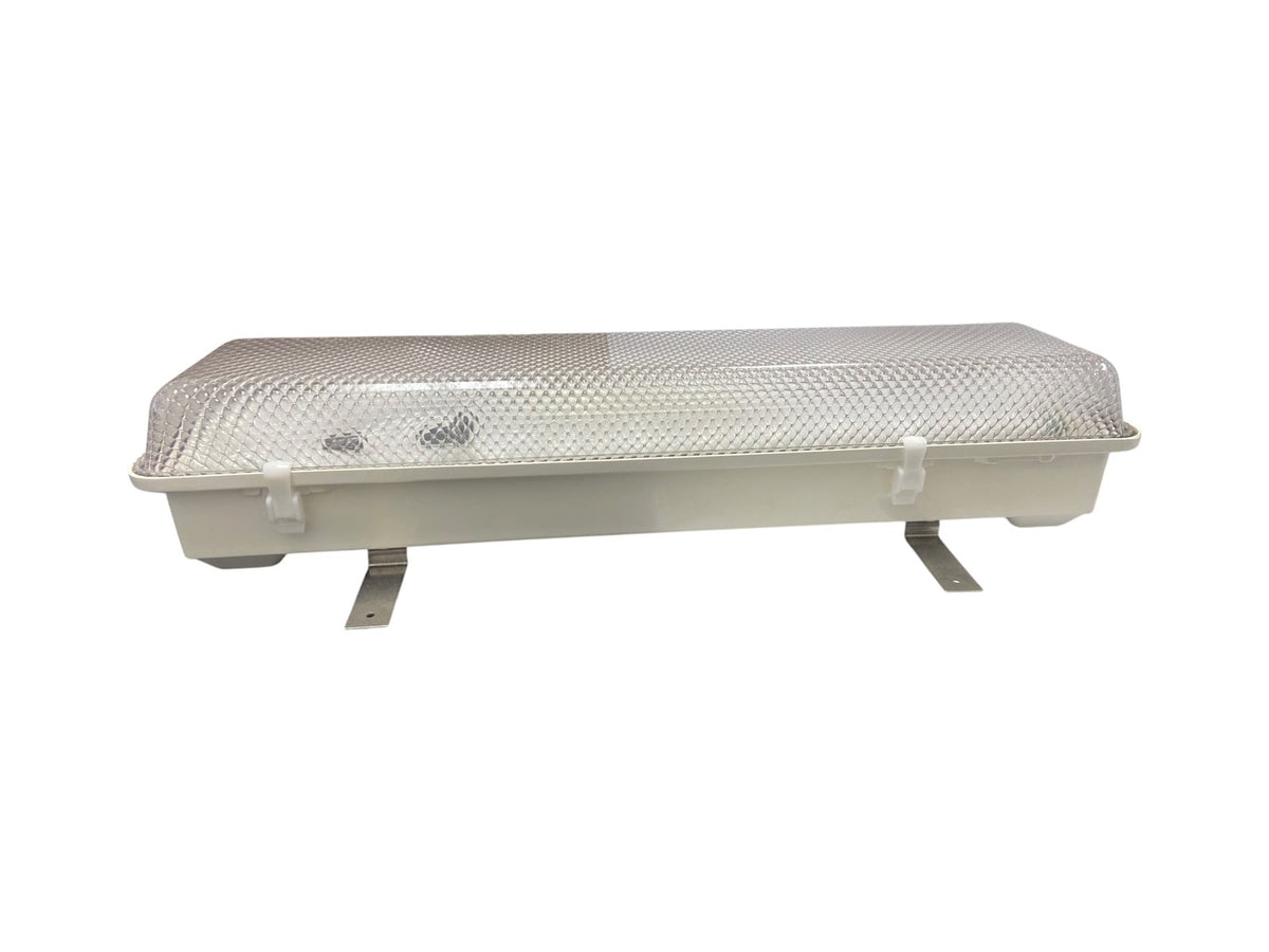 WF Harris Lighting Fluorescent Light Fixture, 120V 50/60HZ 120-277 VAC, OEM