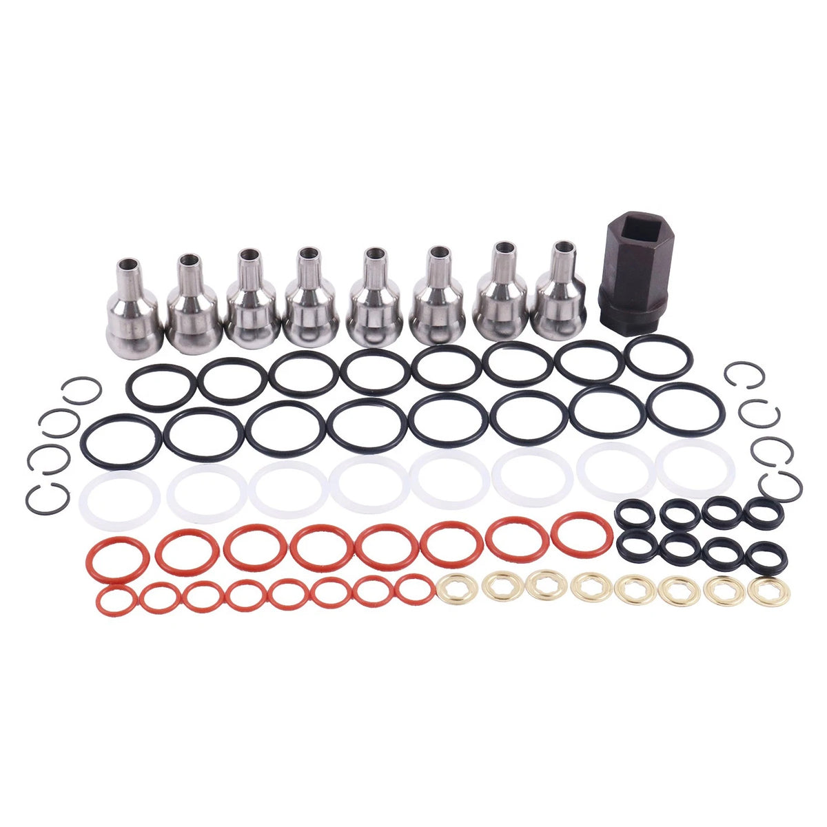 Oil Rail Leak Repair Kit Tool O-Rings & Seal for 2003-2010 Ford 6.0L Powerstroke