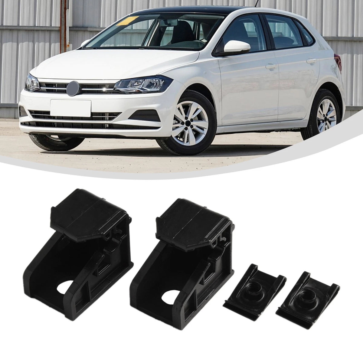Headlight Repair Kit Black High Quality for 2 Set Headlight Repair