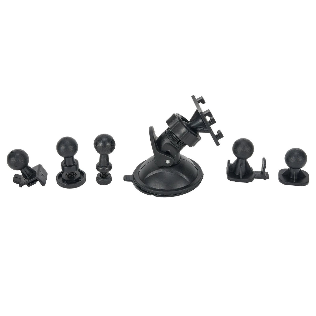 Driving Recorder Bracket 6 * Adapters Black Color Easy Install and Removal