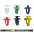 60PCS Auto Door Panel Clips Fastener V9mm Hole Car Door Panel Card Clip Rivets