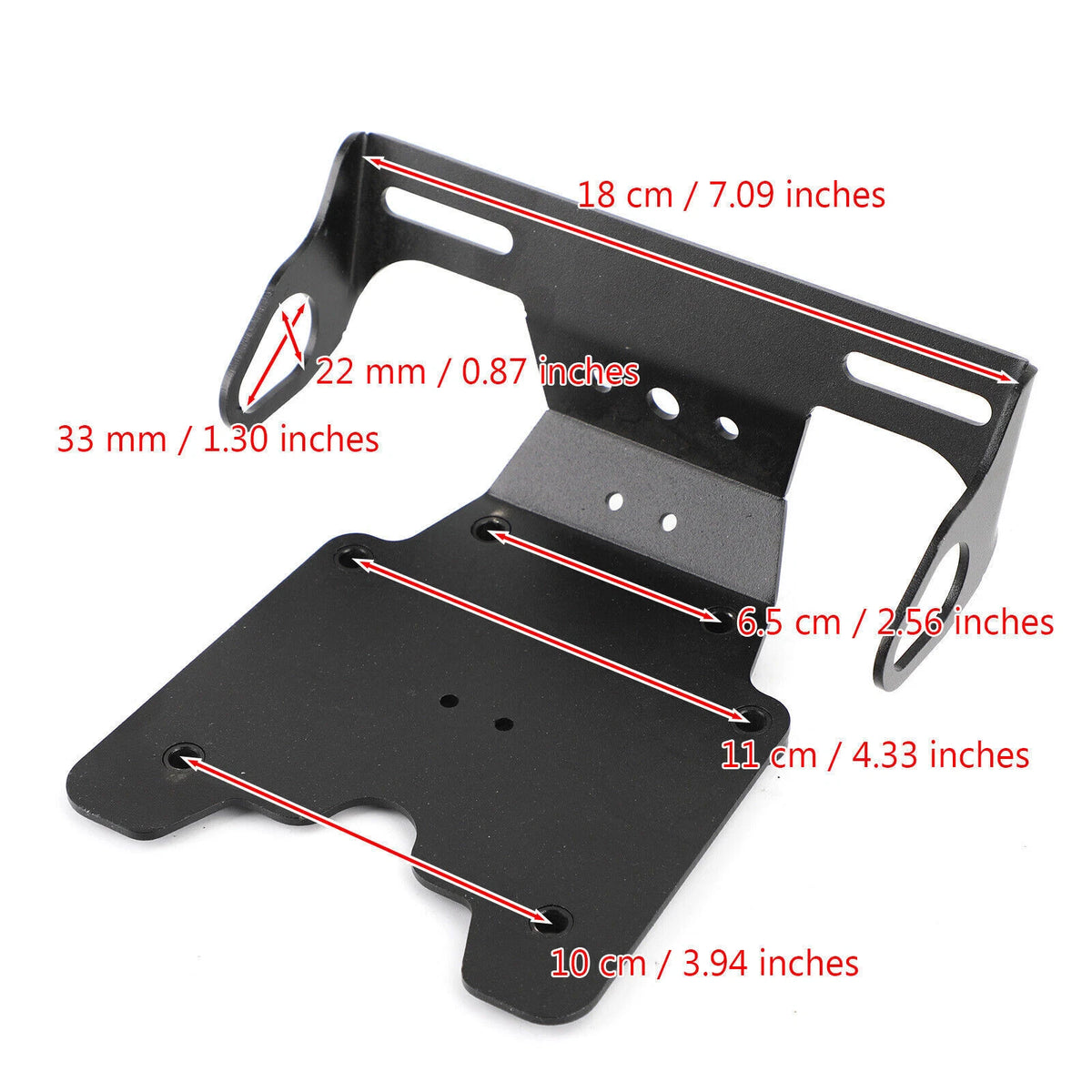 Aluminum License Plate Holder Frame for Yamaha Tenere 700 (2019–2021) T9