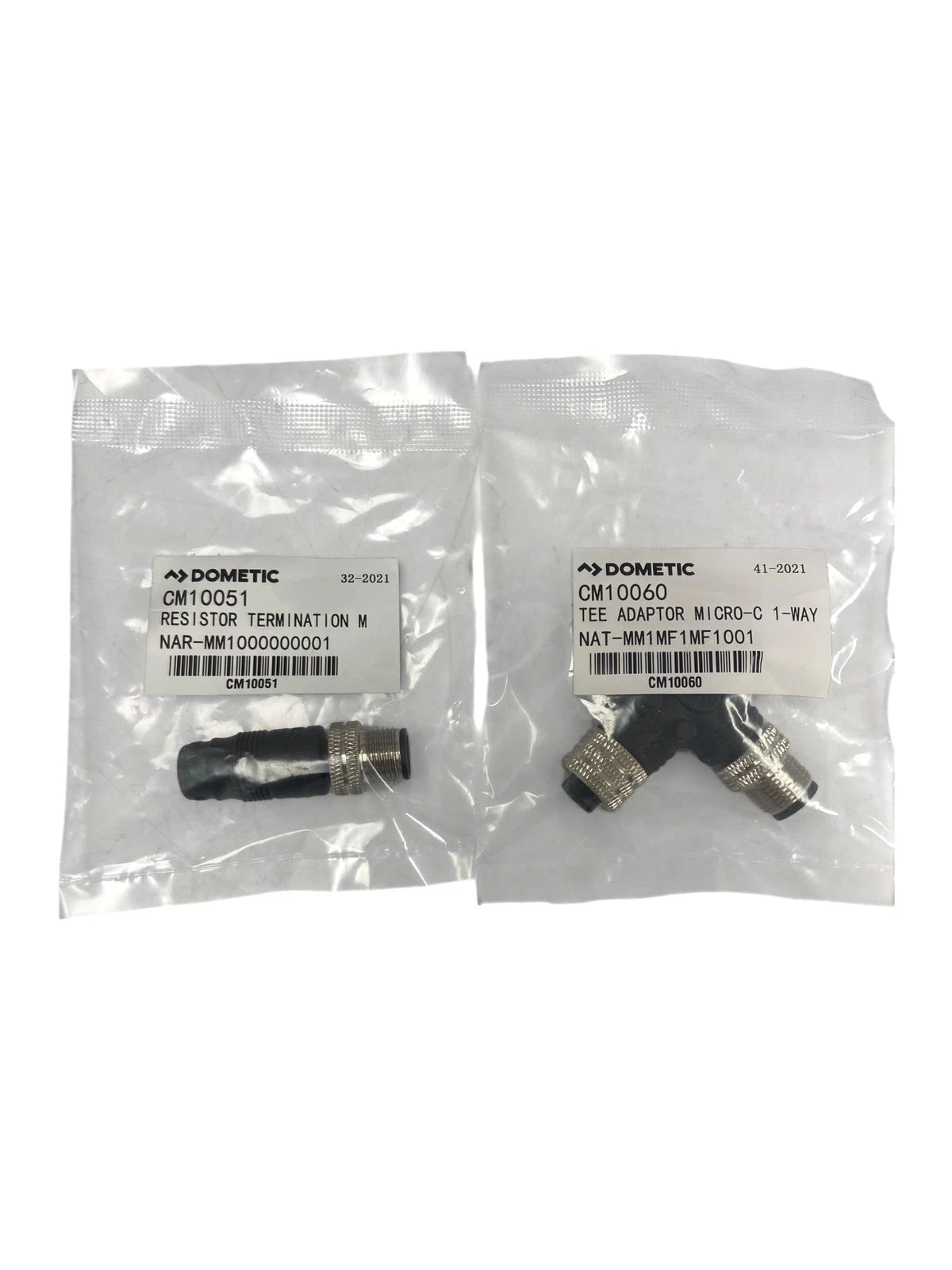 Dometic/SeaSta R, Resistor Termination Male CM10051,Tee Adapator Micro-C CM10060