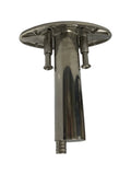 Cleat with Rod Holder 6", 0 Degree Stainless Steel