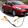 Camera Signal Harness Reverse Camera Signal 4-Pin Car Male to CVBS Female