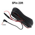 Indoor Extension Cable Cord Wire 1 Pc 12V 5 Pin 9m Accessories Backup Metal
