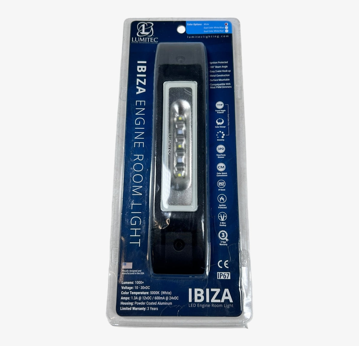 Lumitec 101532, Ibiza Engine Room LED Light 1000+ Lumens 10 - 30V