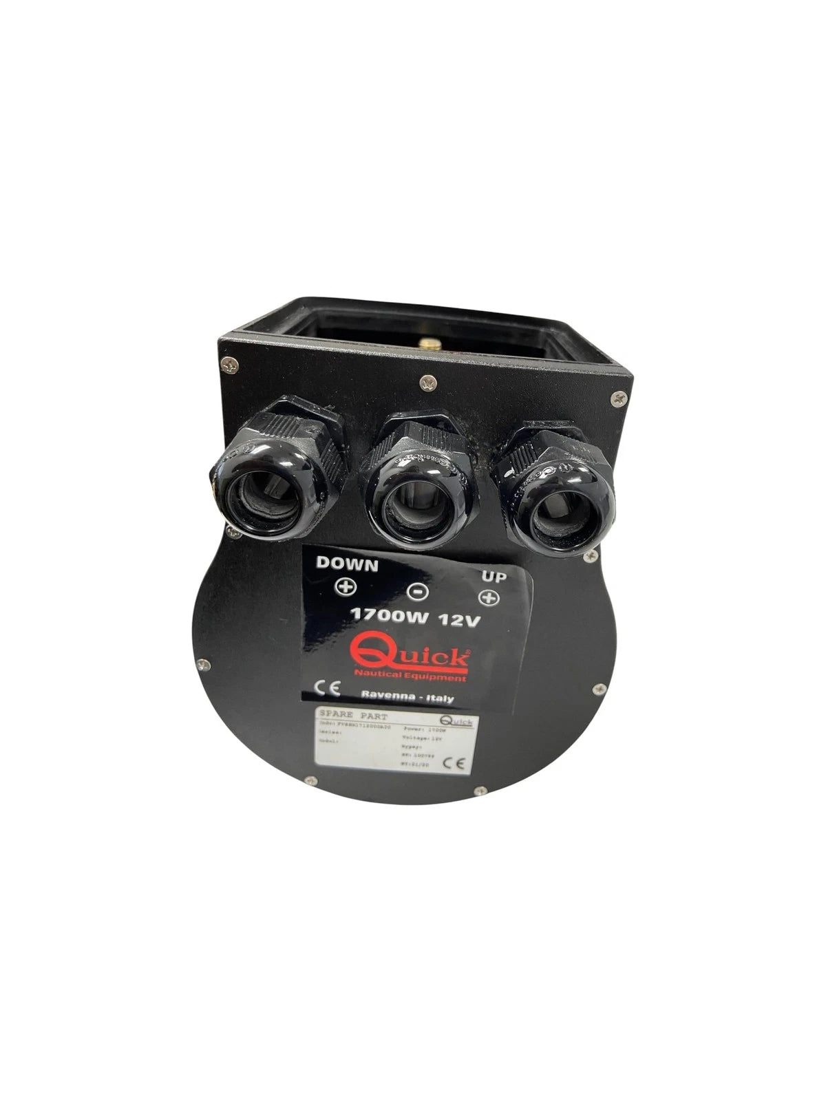 Quick 1700W Replacement Windlass Motor, 12V (missing Cover) , FVSSM1712000A0 0