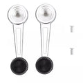 Two Piece Window Crank Handle Set for Ford 1978-1996 F150 F250 Application