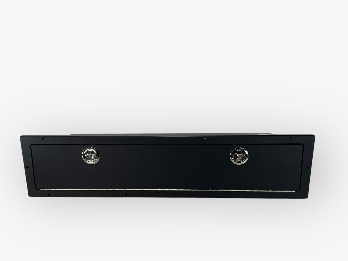 Marine Storage Box, with Lock & Key, 39in X 9in X 11in, , Black, with Gas Spring