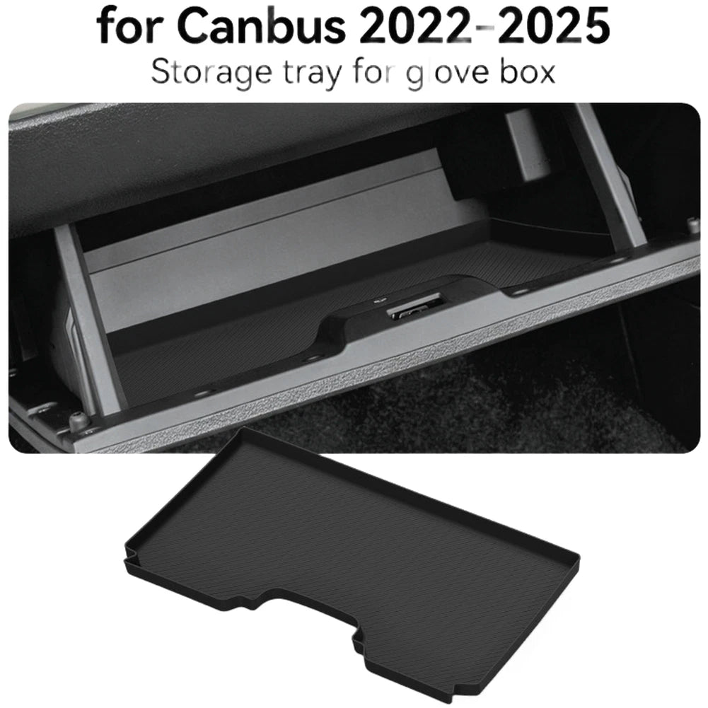 Easy Install Silicone Glove Box Storage Tray Designed for CANBUS Cars 2022-2025
