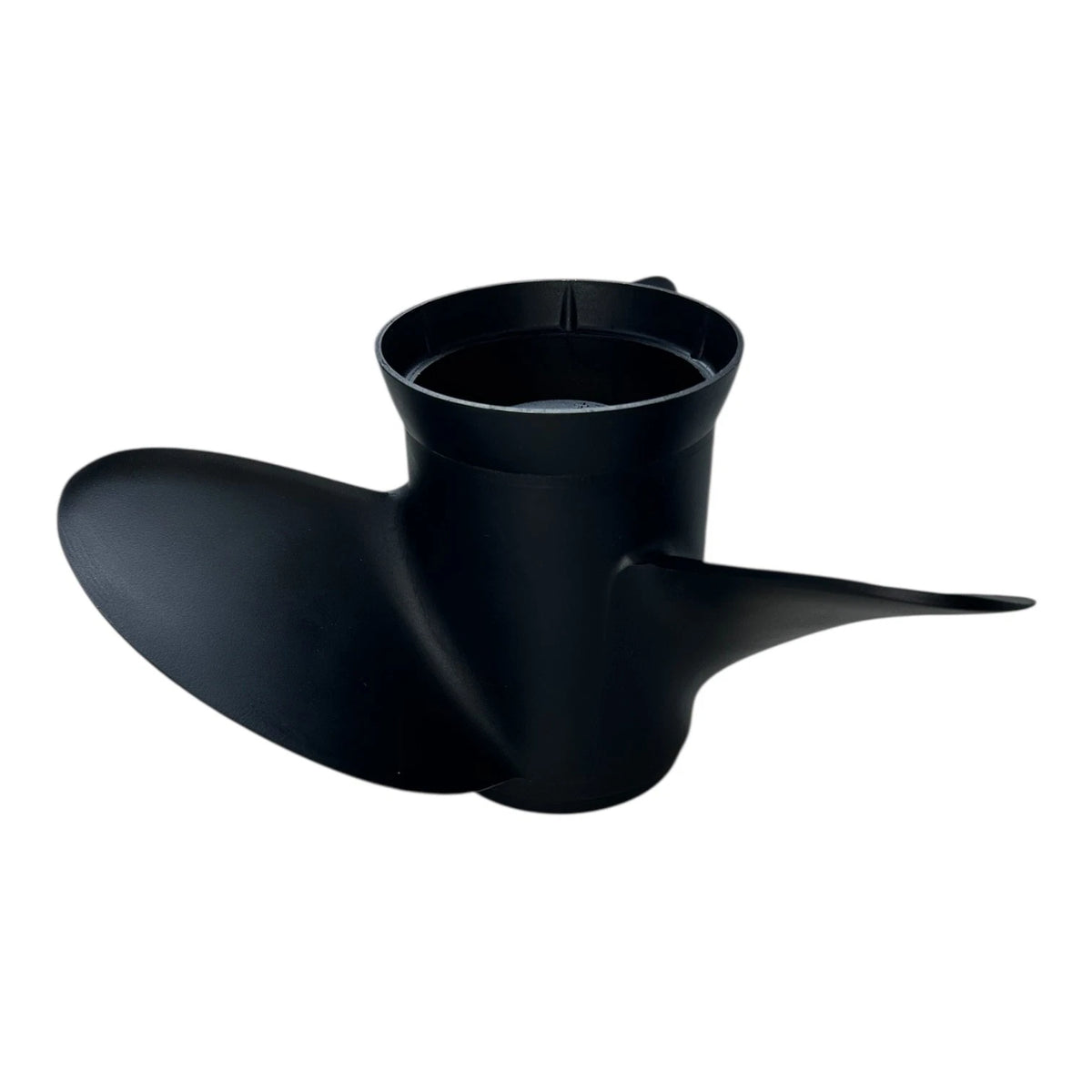 OMC Evinrude Johnson 3 X 14 1/4 X 21 - Black SS Propeller - 390822 - LH