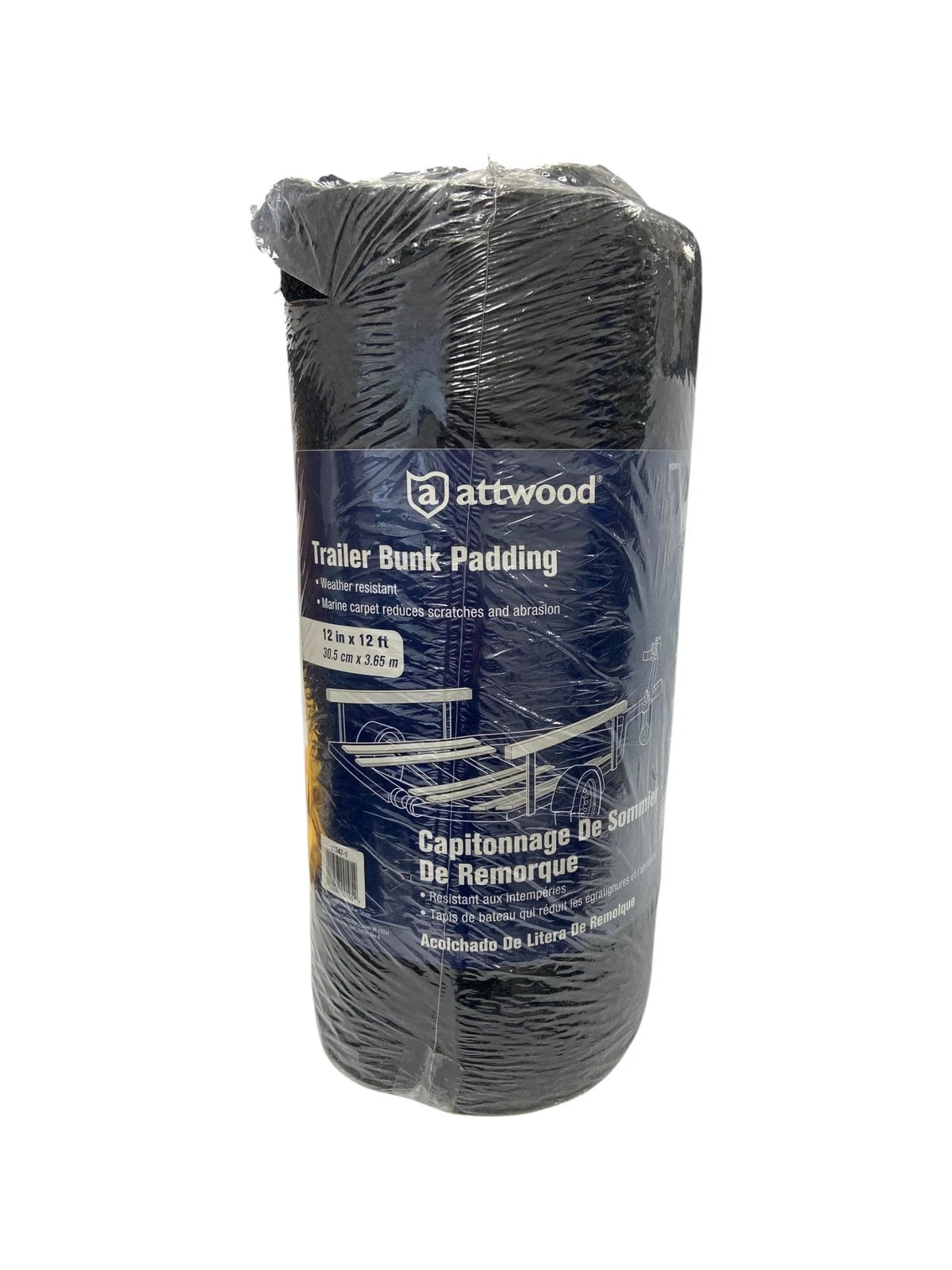 Attwood 11247-1, Trailer Bunk Padding 12x12" - OEM