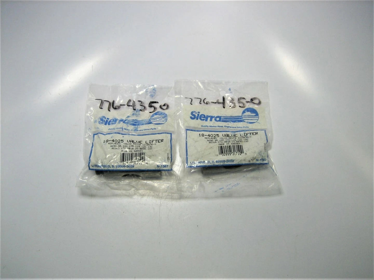 Sierra 18-4025 *QTY 2* Volvo Penta Sterndrive Valve Lifter *REPLACES 1218630*