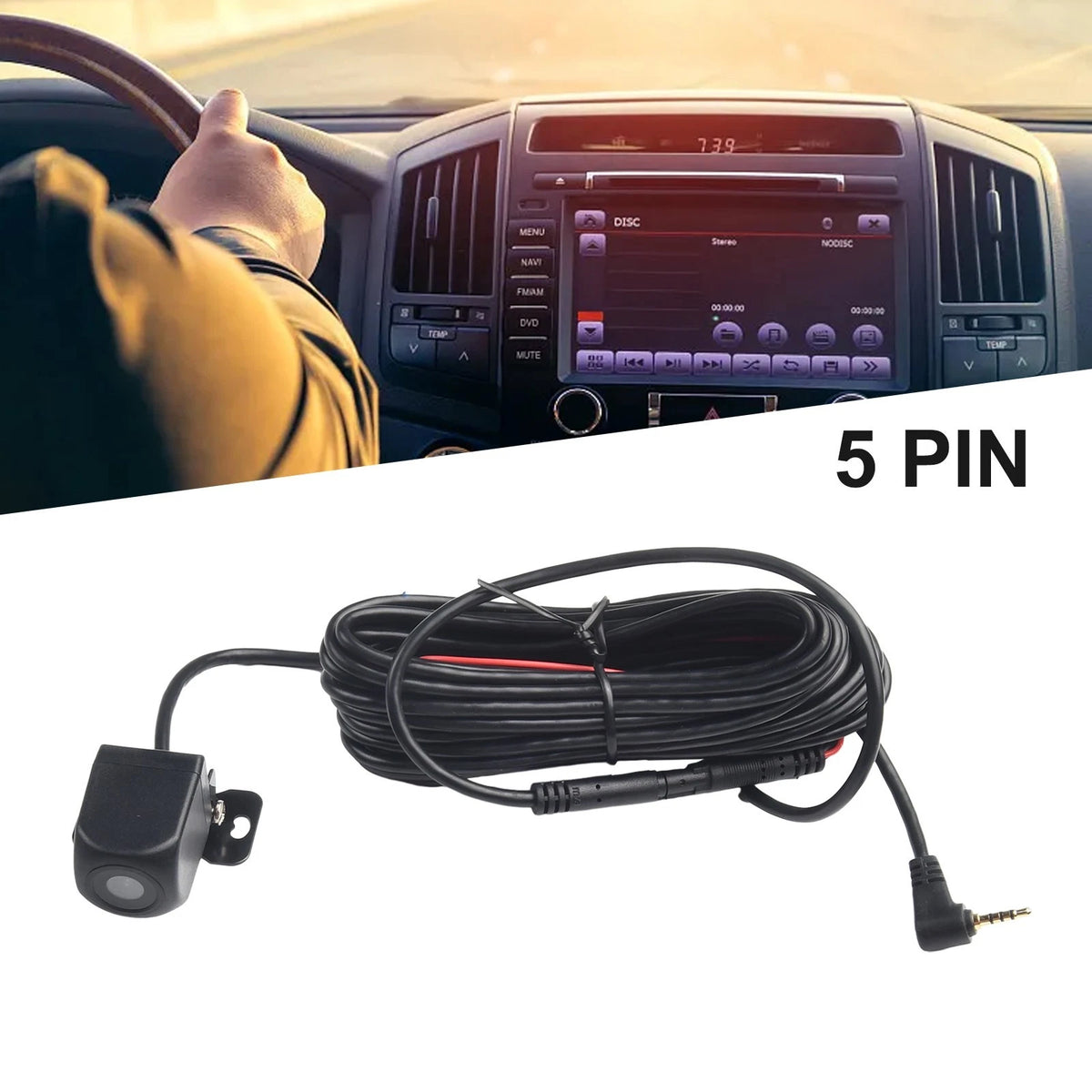 Camera Rear Camera Accessories 1 PC 1 Pcs 5 Pin 720P Pixel for DASH Cam DVR