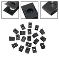 20pcs Metal U-Type Clips for Car Truck Van Suv Bumper Fender Trim Panel Fastener