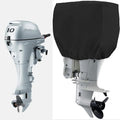150-250 HP Boat Motor Cover High Density Waterproof Outboard Engine Cover Black