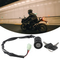 Ignition Key Switch for 2 Wire Electric Motorcycle On/Off Replacement