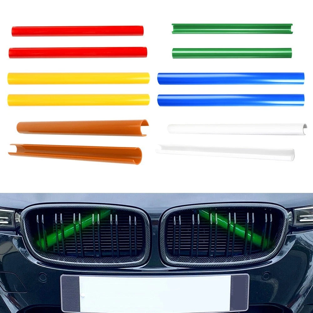 Stand Out on the Road with Colorful Grill Bar Wrap for BMW E60 E65 E66