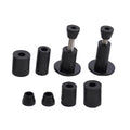 Motorbike Bar End Hand Grips Parts Set of for 2 22mm Diameter 3 Sizes of Rubber