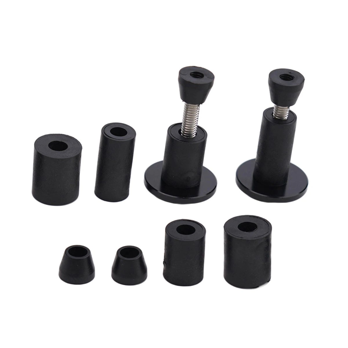 Motorbike Bar End Hand Grips Parts Set of for 2 22mm Diameter 3 Sizes of Rubber
