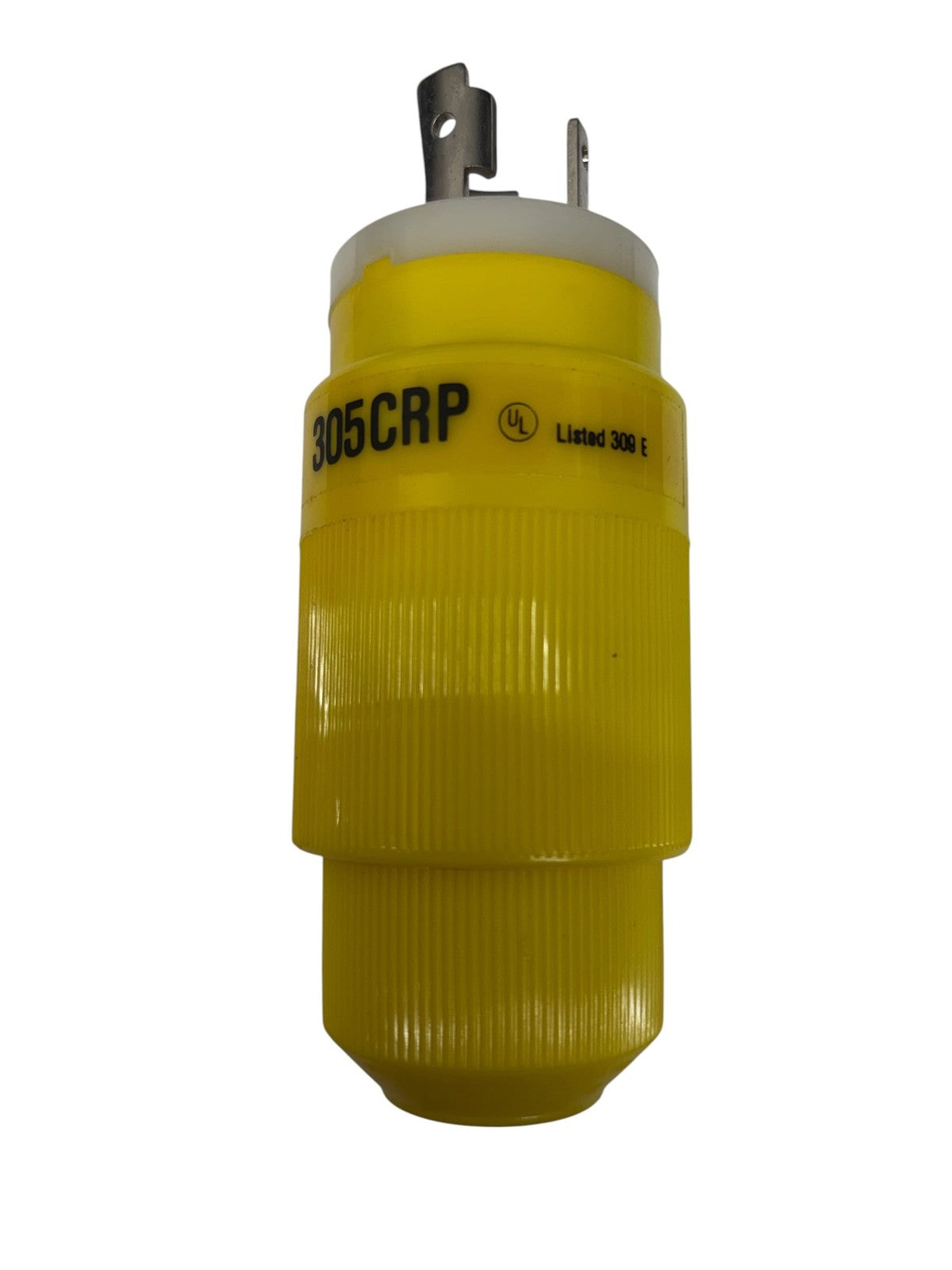 Marinco 305CRP 30A 125V 3-Wire Locking Male Shore Power Plug Yellow