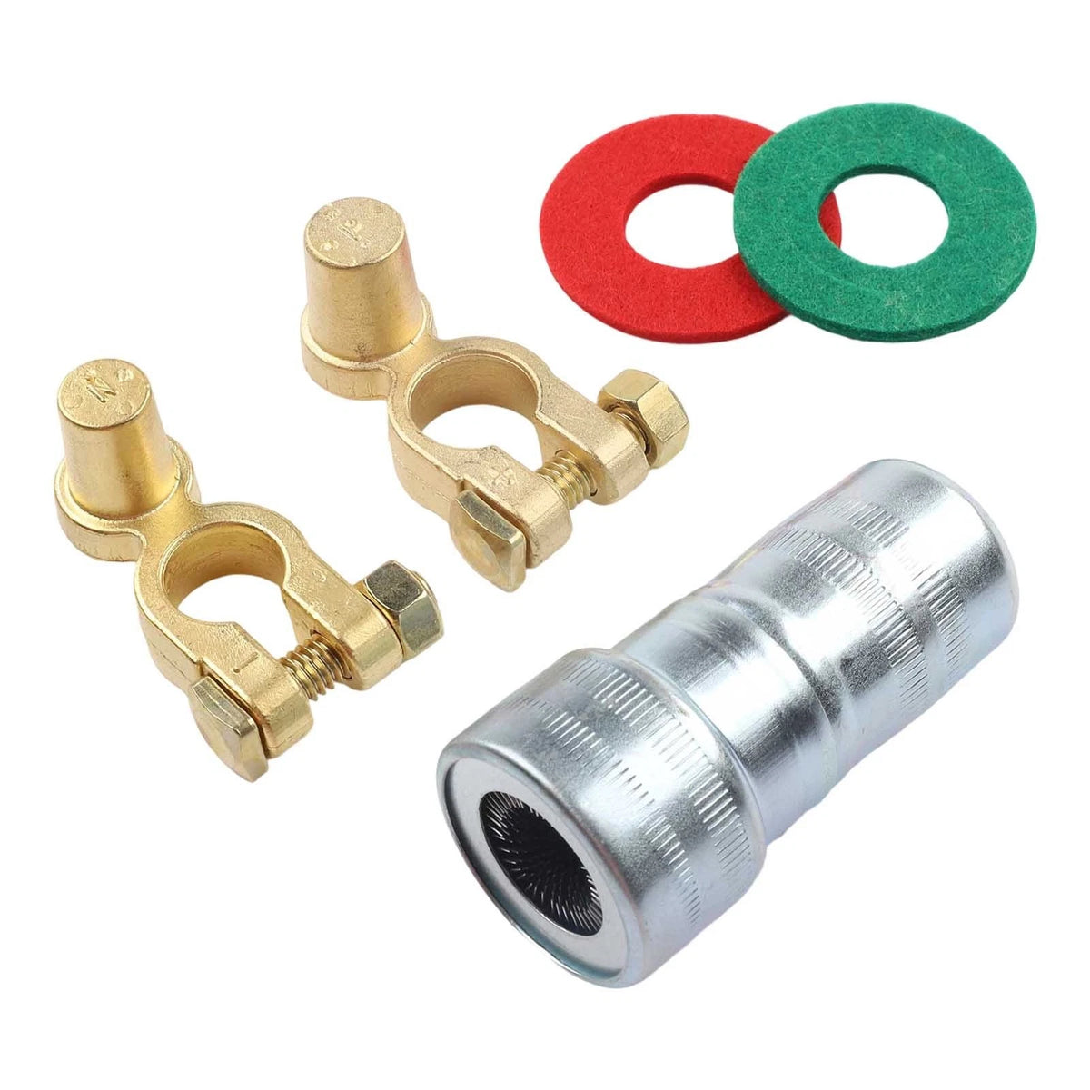 Dual Functionality Positive Negative Top Post Connectors for Auto Applications