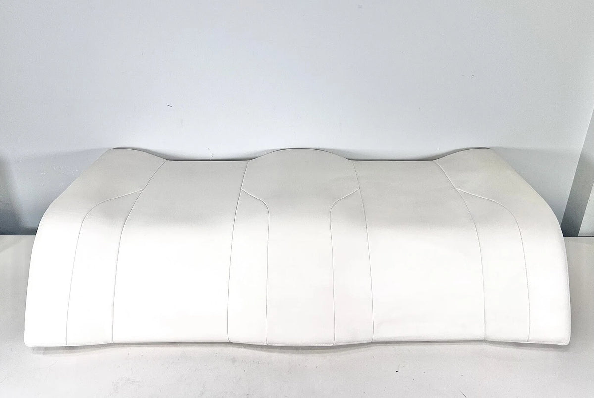 Invincible Boats, White Leaning Post / Cushion, 46in X 22in, Plain, OEM