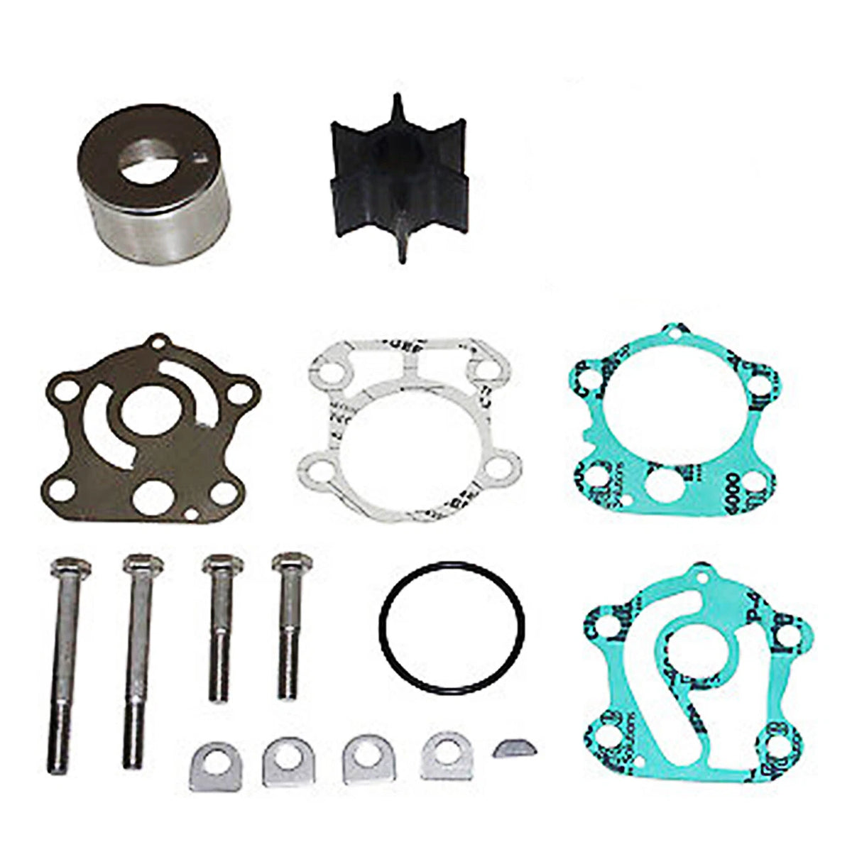 Water Pump Impeller Repair Kit for Yamaha 75-100HP 4-Stroke 67F-W0078-00-0 0