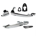 Silver Front External Door Handle Set Compatible with for Lancia Models
