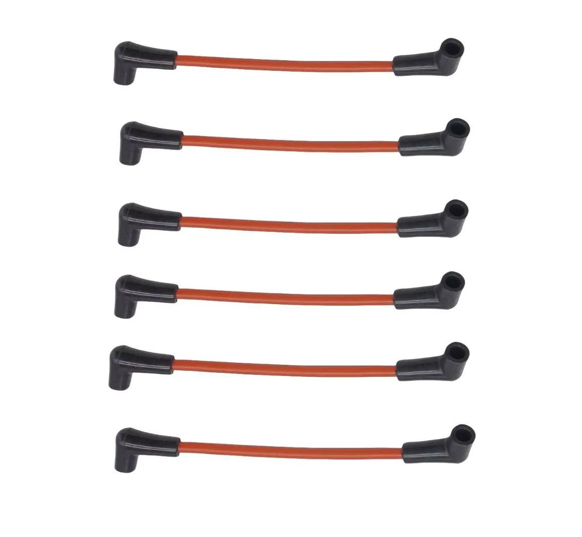 6x Spark Plug Wire Fits Johnson Evinrude 80 90 115 120 140 HP V4 9" 582365
