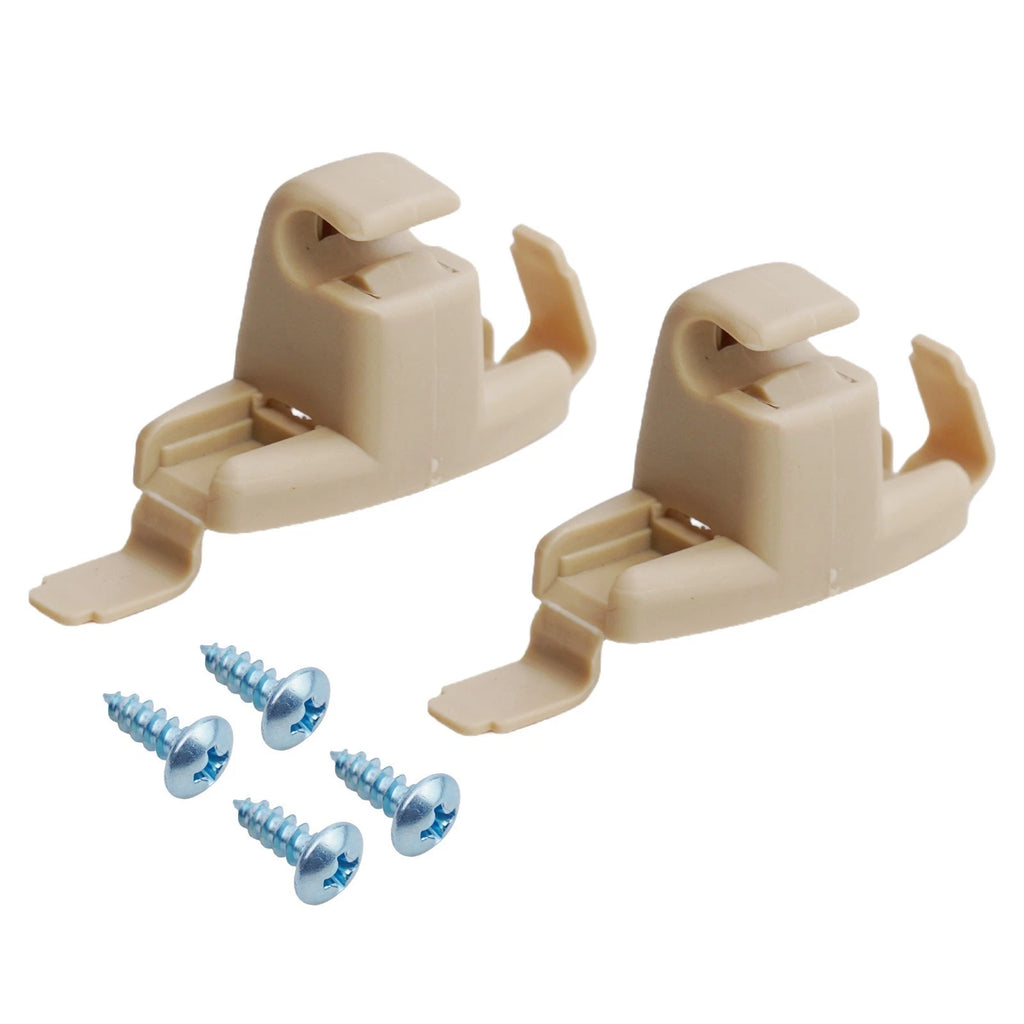 2x Sun Visor Clips Holder Bracket Mount, ForBMW for 3 5 7 Series E46 E38 E39 E53