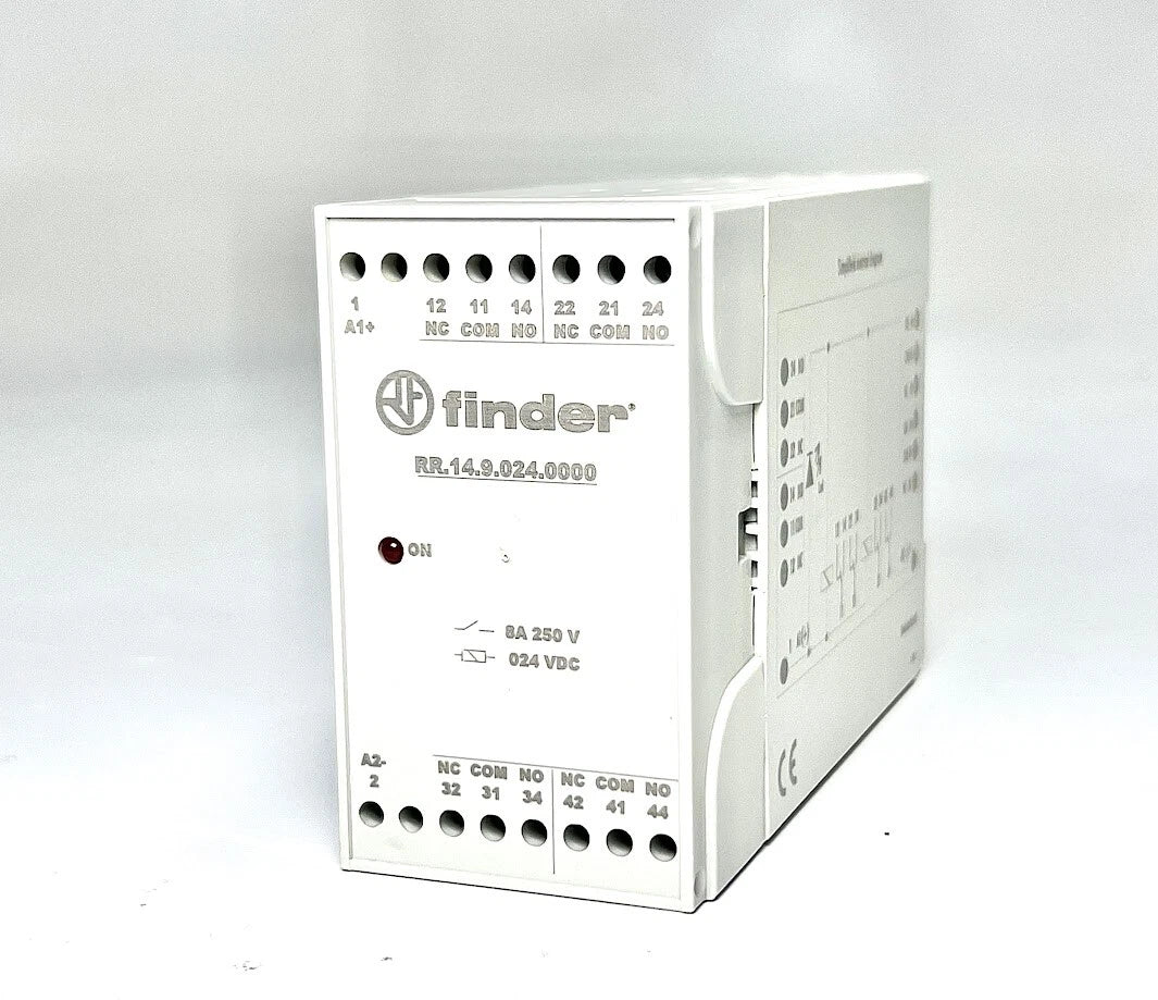 '- - Finder RR.14.9.024.00 00, Modular Fast Relay, 8A-250V, 24VDC, OEM