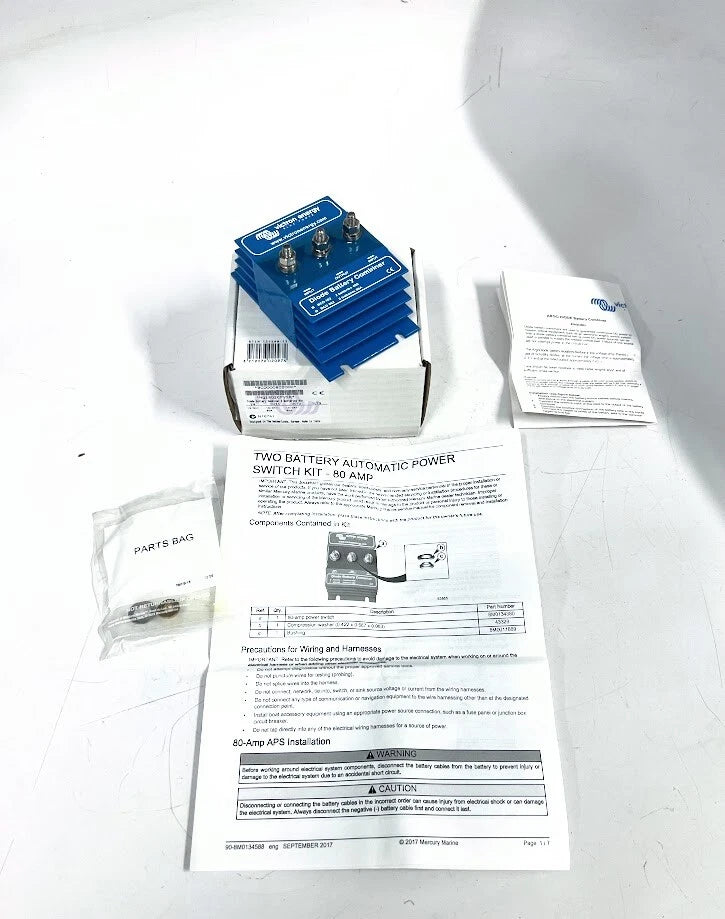 '- - Mercury 87-8M0134380, 2 Battery Combination Kit, OEM