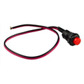 12V Car for Horn Switch Button Replacement Small Size Modified Switch ABS Black