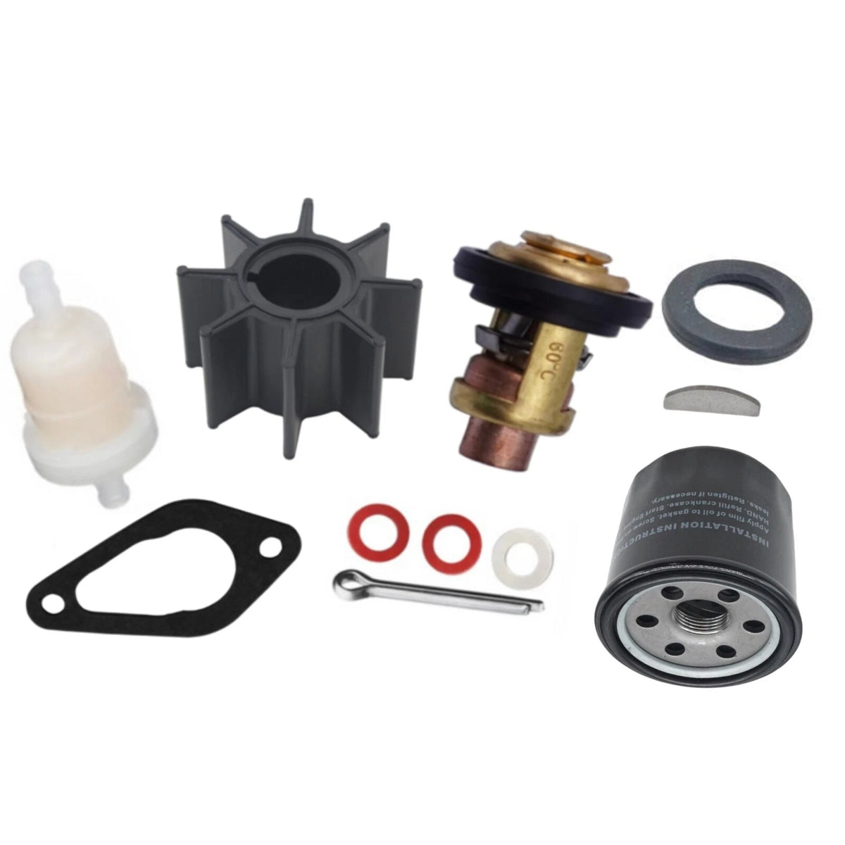 3RS-87500-0 Maintenance Service Kit for Tohatsu Marine 9.9HP 15HP 20HP Outboard