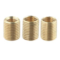 Gear Shift Knob Thread Adapter Nut Insert Kit Gold M10x1.25 M10x1.5 M8x1.25
