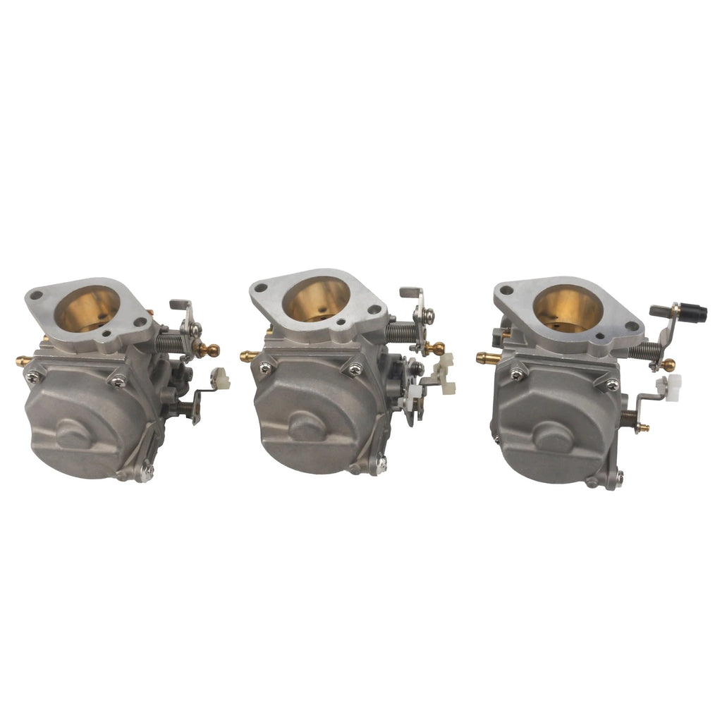 688 Outboard Carbs Carburetor Set for Yamaha 2 Stroke 3 Cylinder 75 85 HP Engine