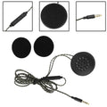 Helmet Headset Cable Length 1.2m Diameter 3.5mm for MP3 Computer Equipment