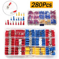 280PCS/kit Assorted Crimp Terminals Copper + PVC+ Tinplate Replacement
