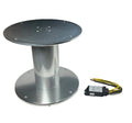 Barka 40173, Single Pedestal, Heavy Duty Two Stage, Anodized Aluminum, 12V
