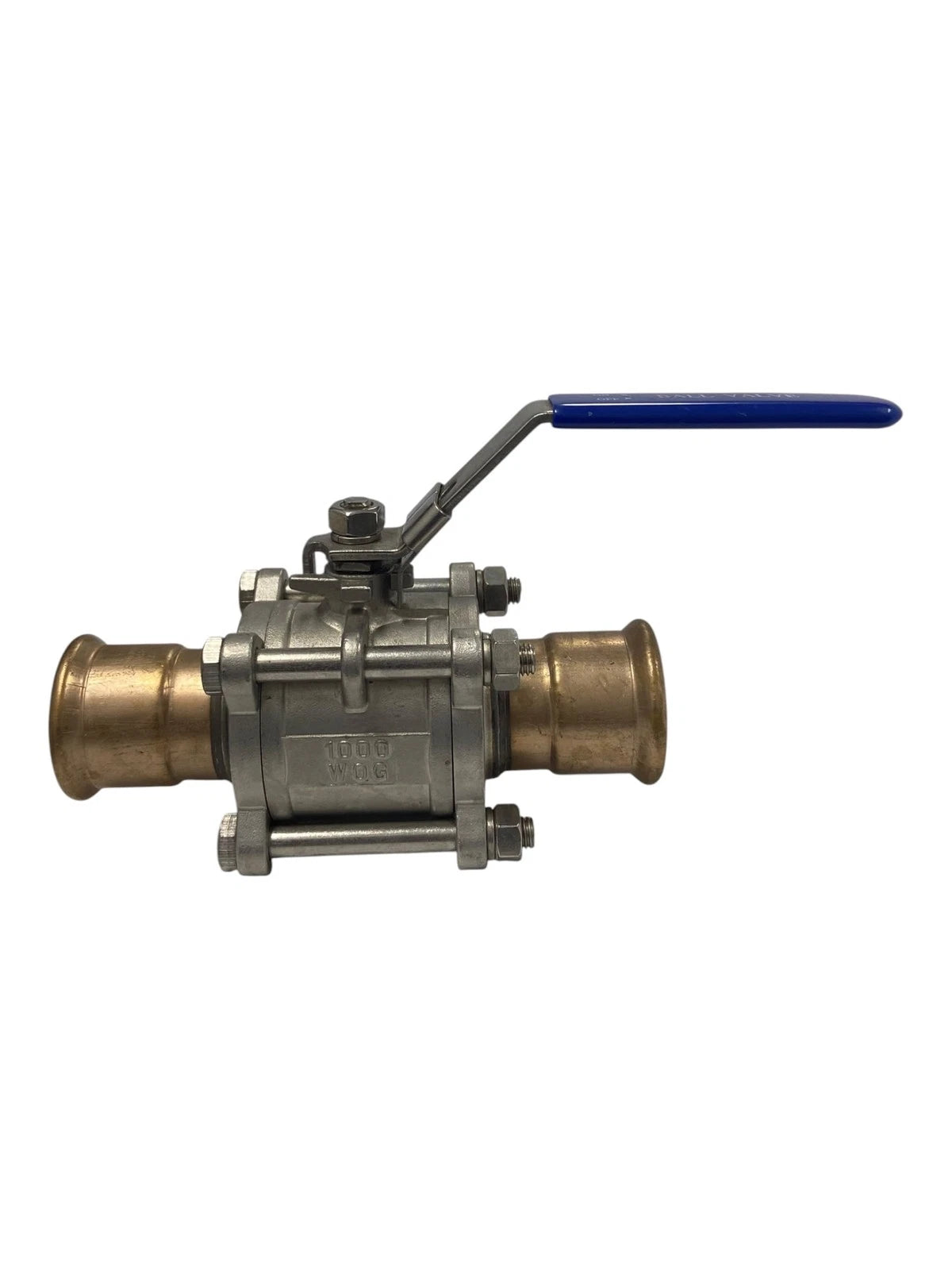 1 1/2" Ball Valve 1000 WOG + Cunipress Metric Press-Fit System 42mm, OEM