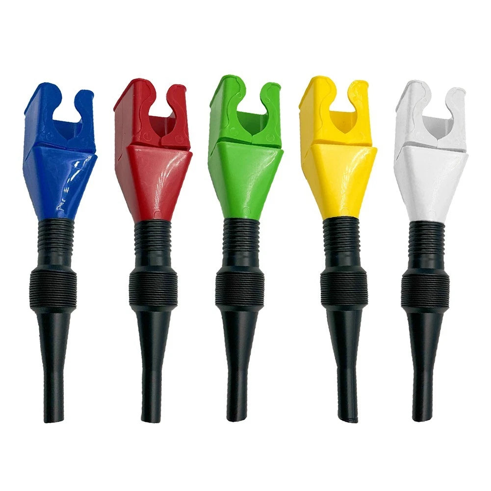 Snap Funnel Accessories Flexible Fold Oil Funnel Red Snap Funnel White Yellow