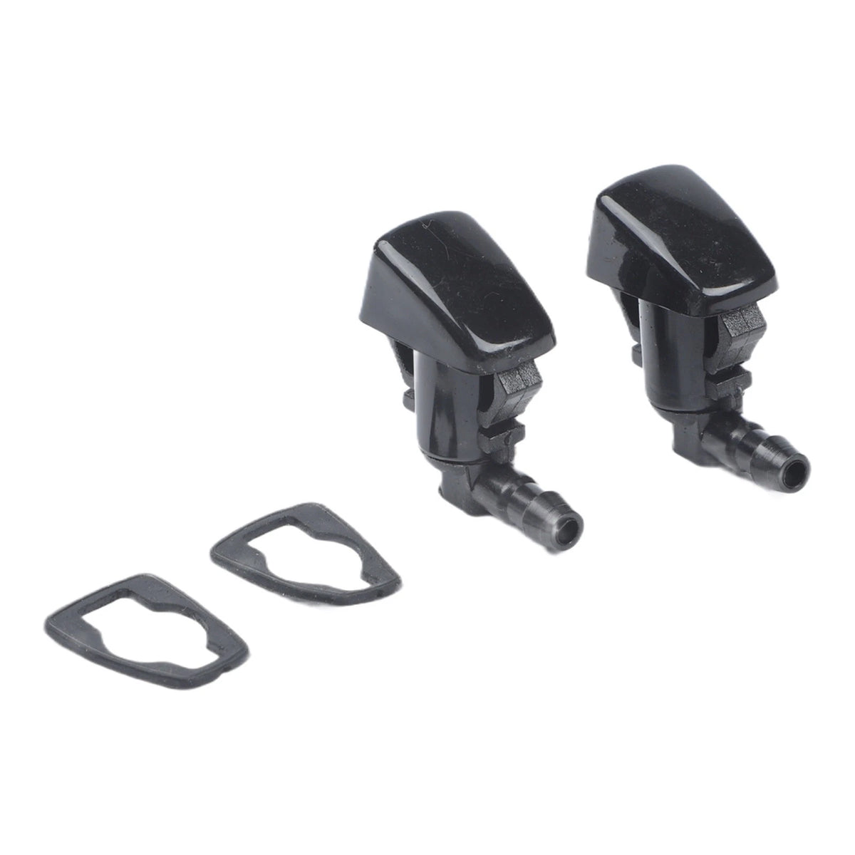 Car Windshields Washer Nozzle Jet 04806312AA 2pcs ABS Black Parts Glasses