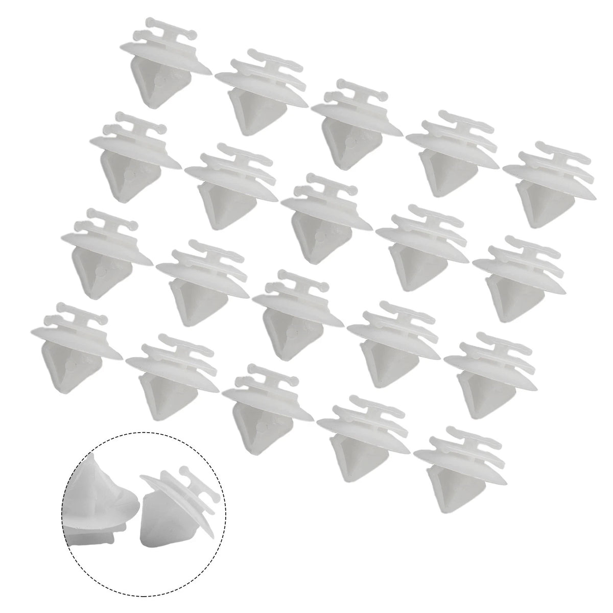 Reliable Replacement 20Pcs Car Exterior Door Trim Clips for C2 C3 206 207