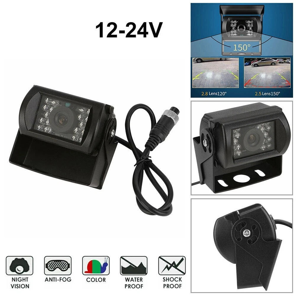 4Pin Reverse Camera Parking Assistance Reversing Trailer Waterproof 12-24V
