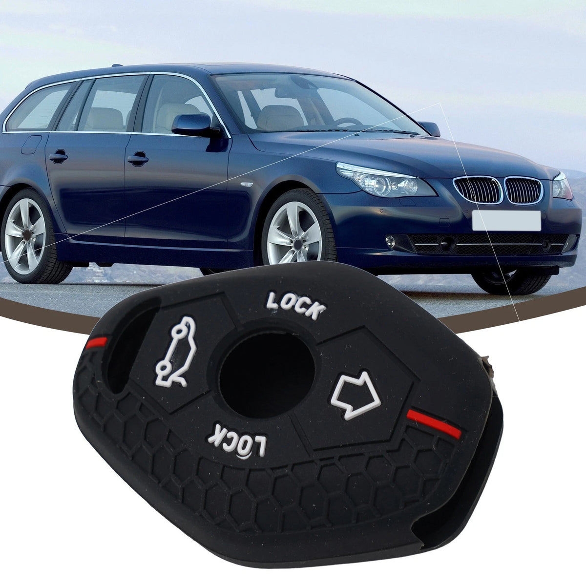 Black Key Case for BMW E46 E53 X3 E83 X3 E39 Serie 7 5 3 330i Accessories