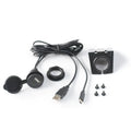 USB-A + Type-C Dual Port Female Car Mount Flush Cable 150cm Waterproof